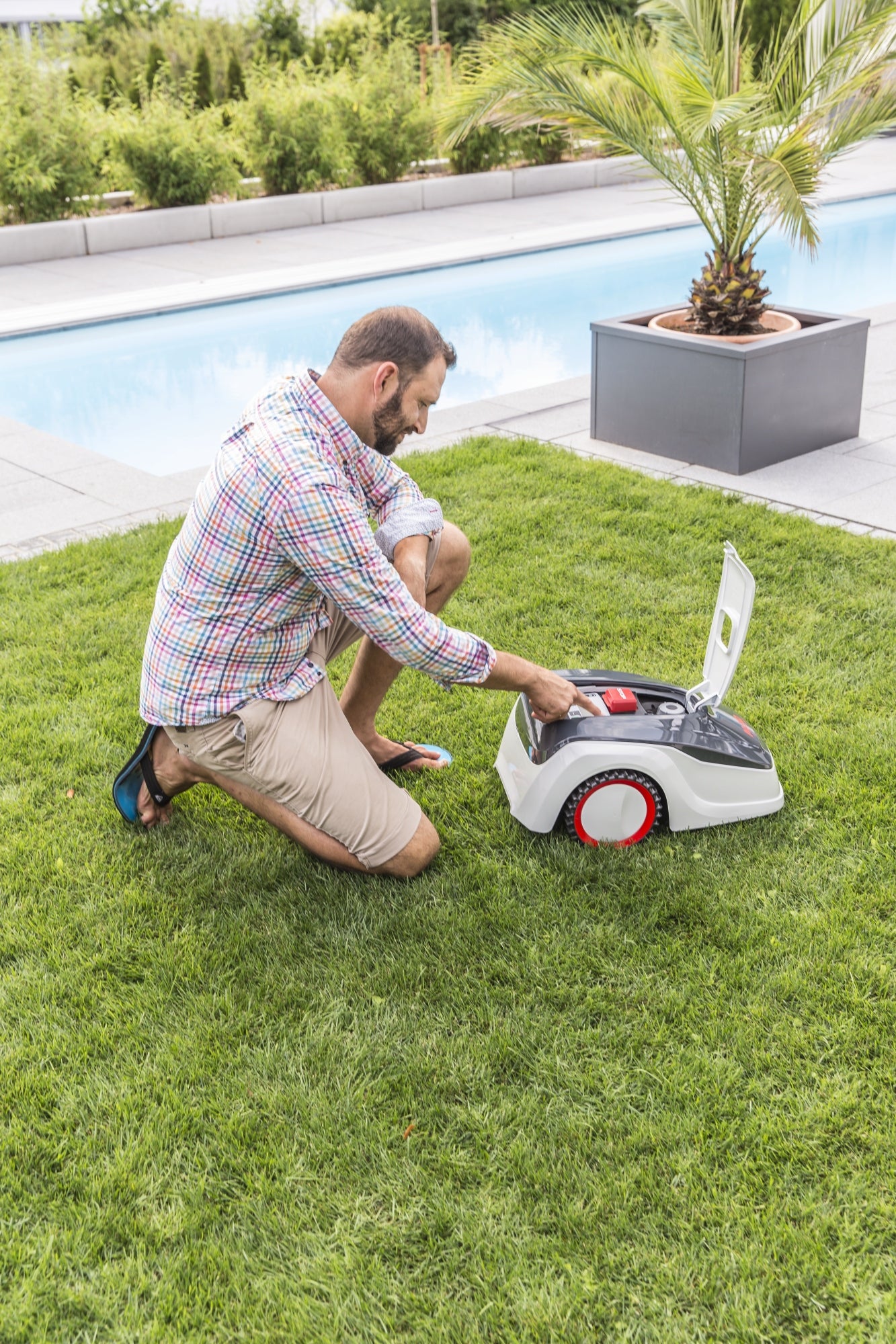Robot mower AL-KO Robolinho 300 E mower Cordless robotic 300m2 Series Robolinho