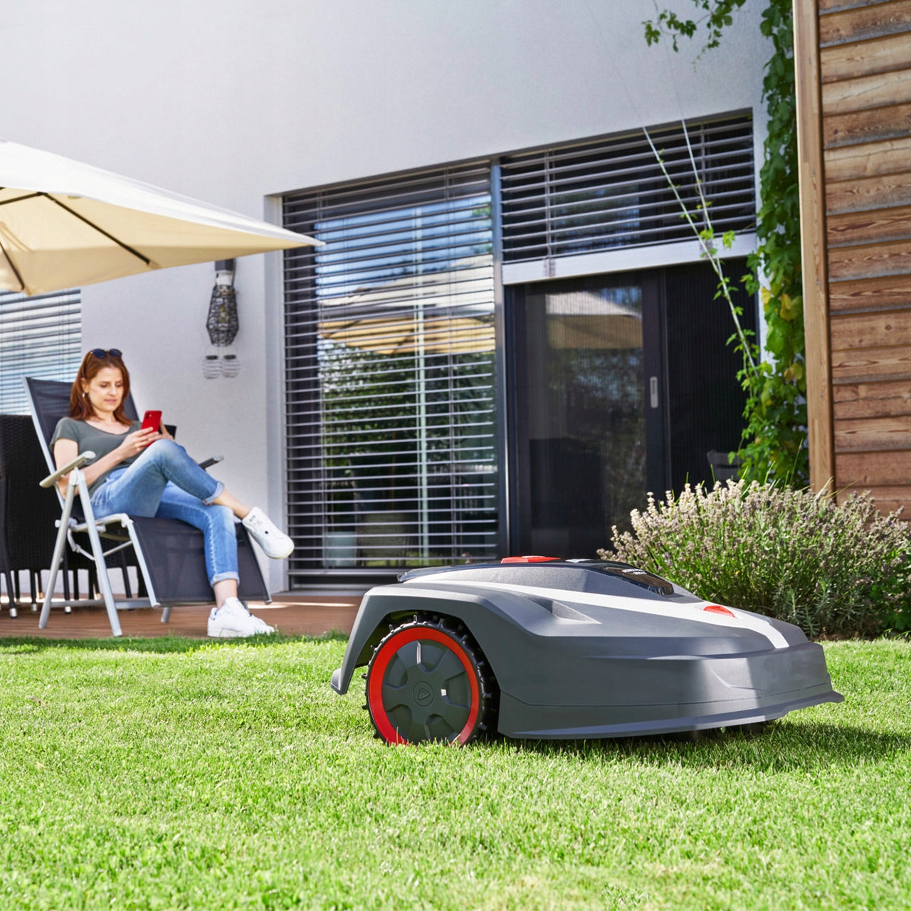 Robot mower AL-KO Robolinho 350 W Lawn Mower 123032 Mowing height adjustment range 25–55 cm
