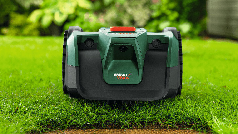 Robot mower BOSCH Visimow 18V-100 06008E1000 Without limiting wire Mowing performance 100 m²