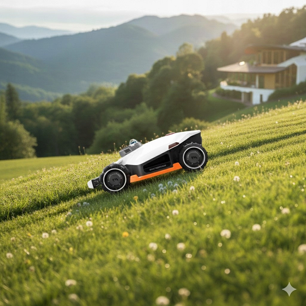 Robot mower MAMMOTION LUBA 3 AWD 3000 Lawn mower Without GPS cable nRTK LiDAR Mowing performance 3000 m²