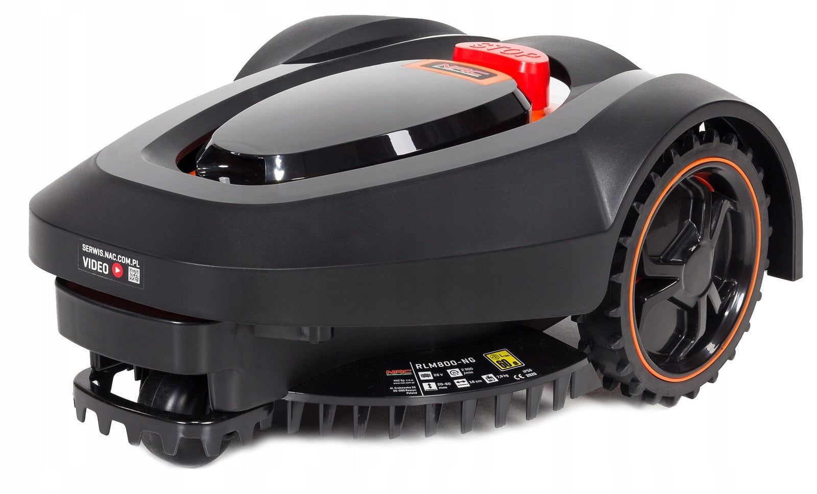 Robot mower NAC RLM800NG cutting width 18 cm . MOWER