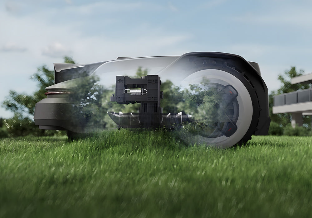 Robot mower ROBOROCK RockNeo Q110 GPS RTK AI VSLAM Without cable up to 1000m2 Series RockNeo Q1