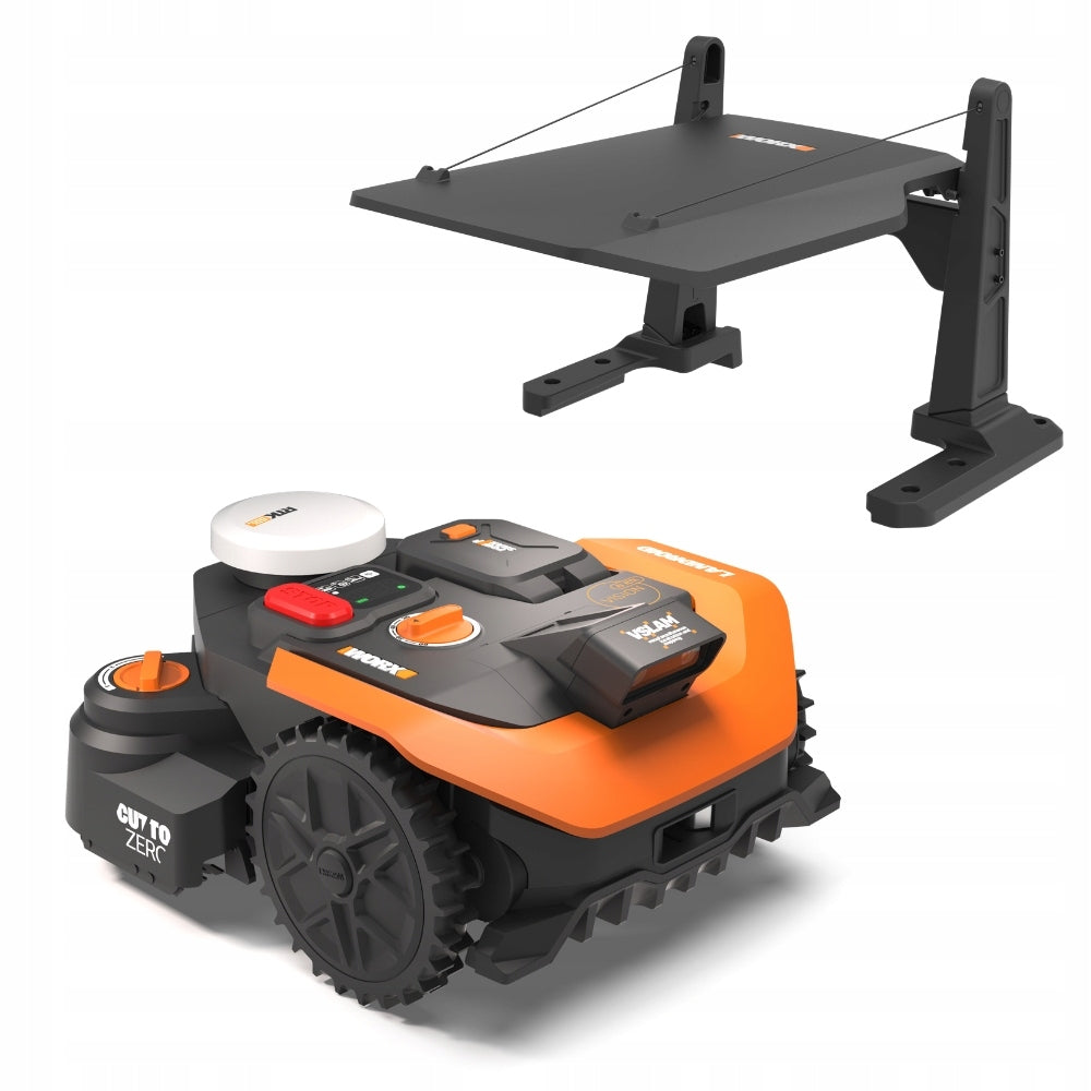 Robot mower Worx Vision Cloud RTK automatic mower 1800 WR318E Garage