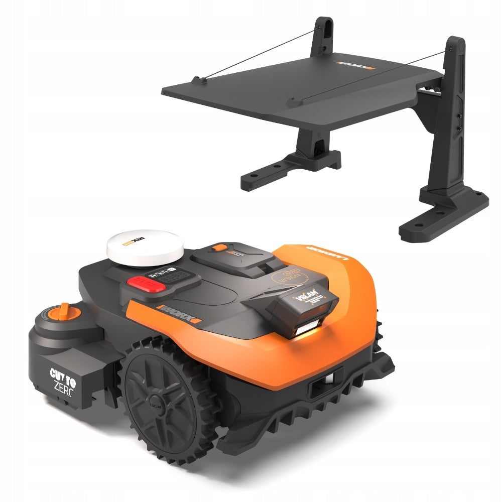 Robot mower Worx Vision Cloud RTK automatic mower 3000 WR330E Garage