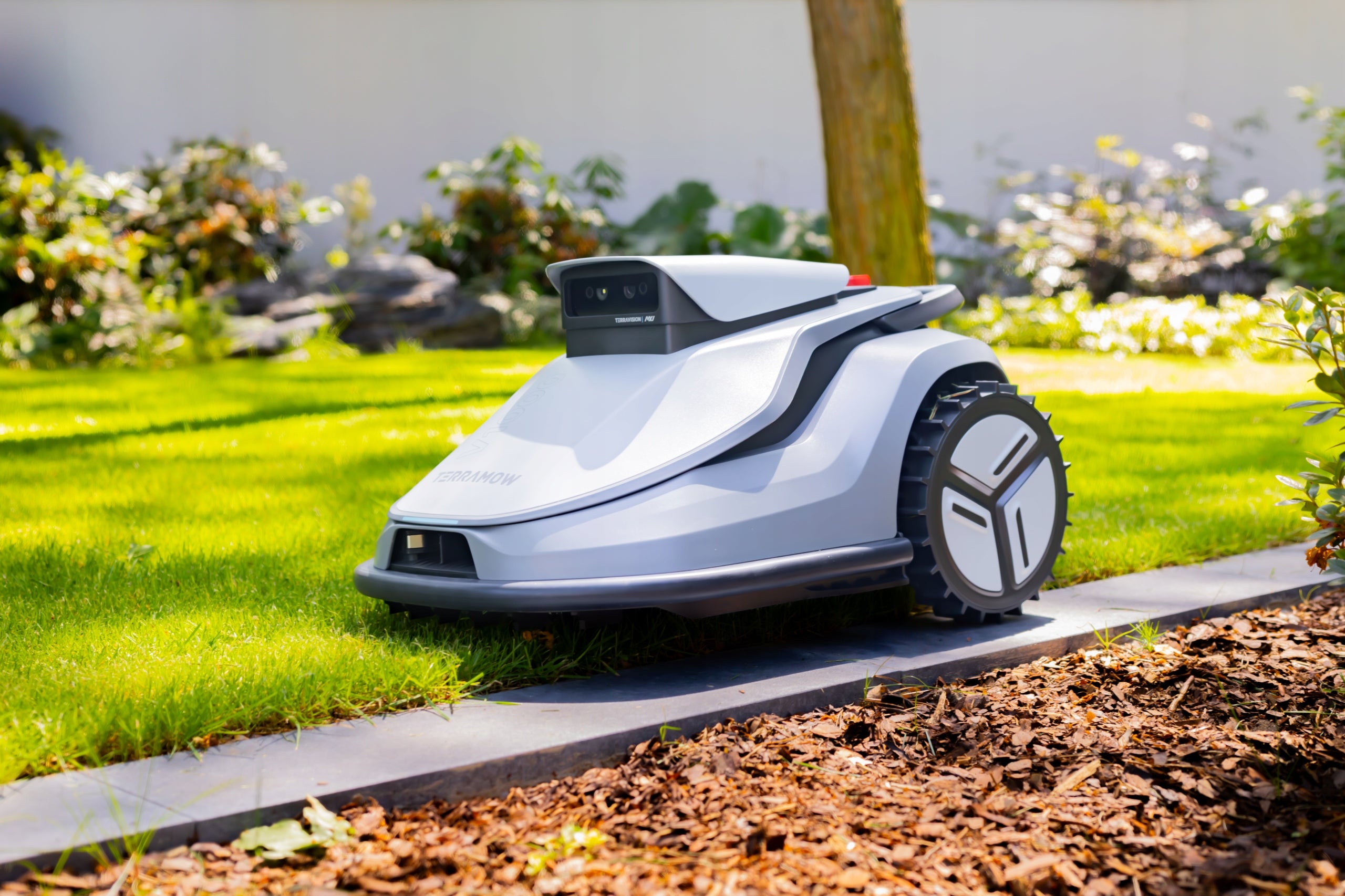 Robot mower automatic TerraMow V1000 without cable camera 1200 m Brand TerraMow