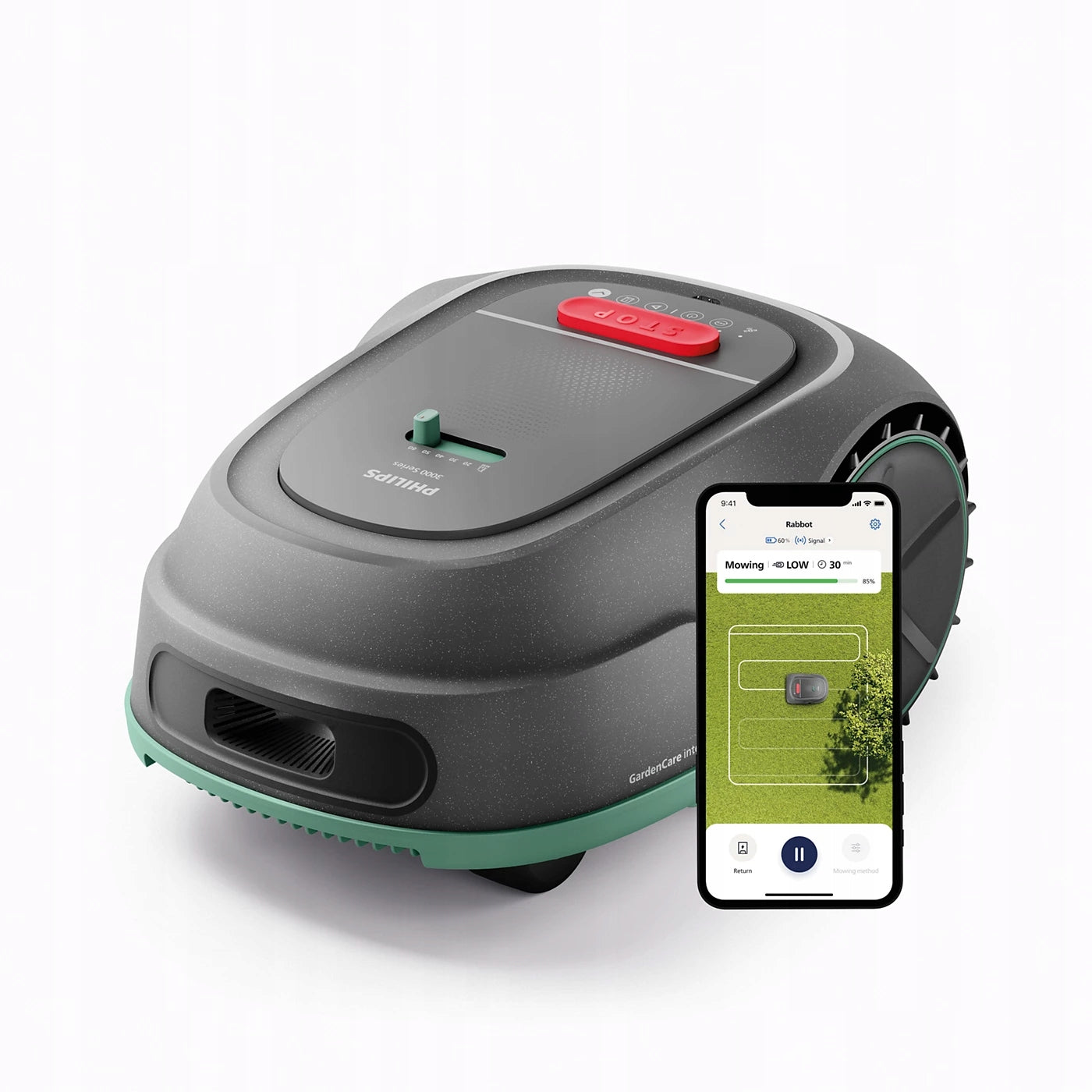 Robot mower electric cordless mower + bag Philips RSL3000/13