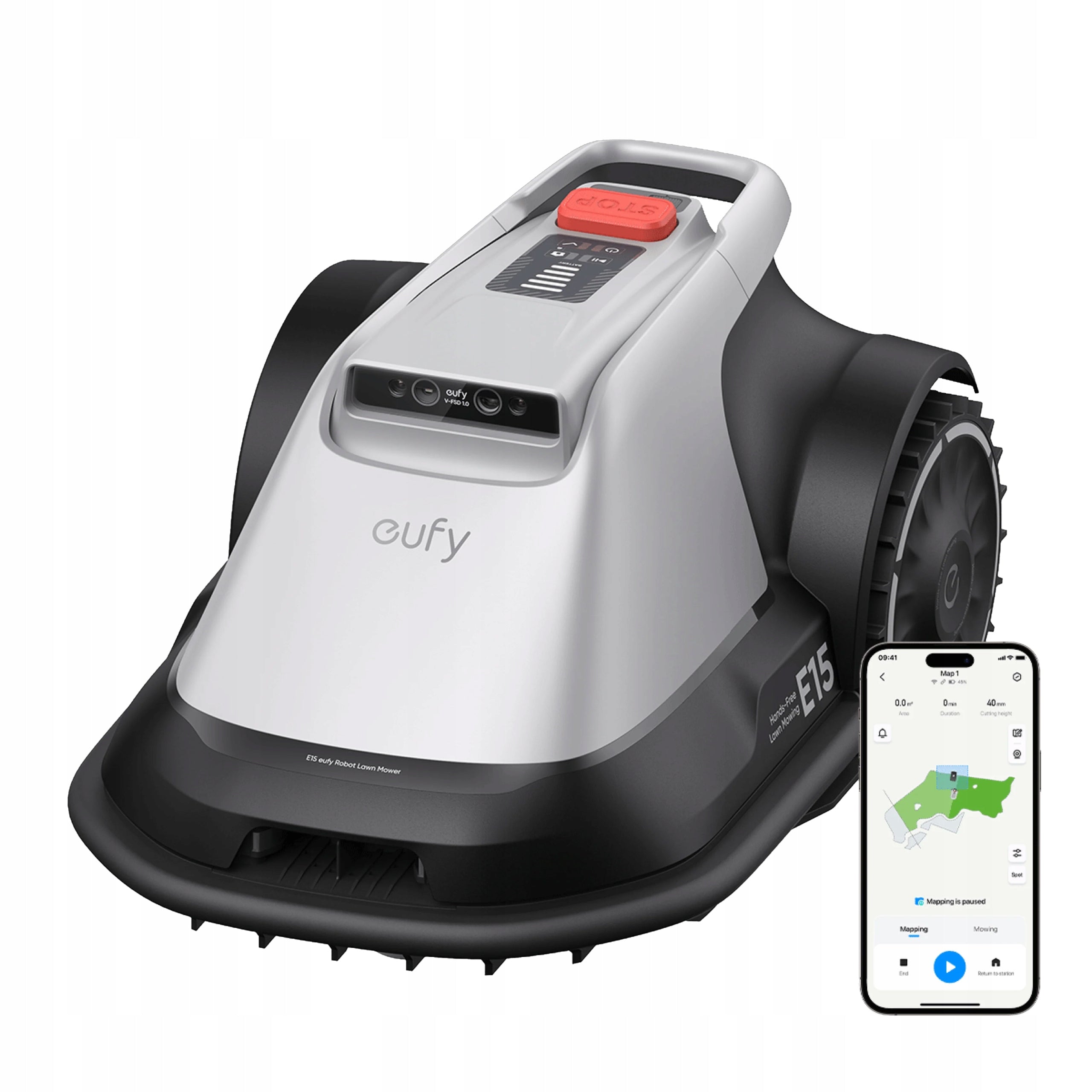 Robot mower eufy E15, automatic mower with application up to 800 m2 EAN (GTIN) 0194644290665