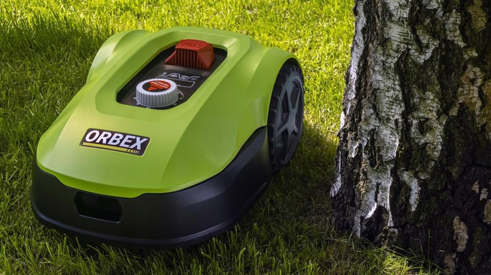 Robot mower on 900m2 20V Electric mower Orbex S900G Batteries included yes