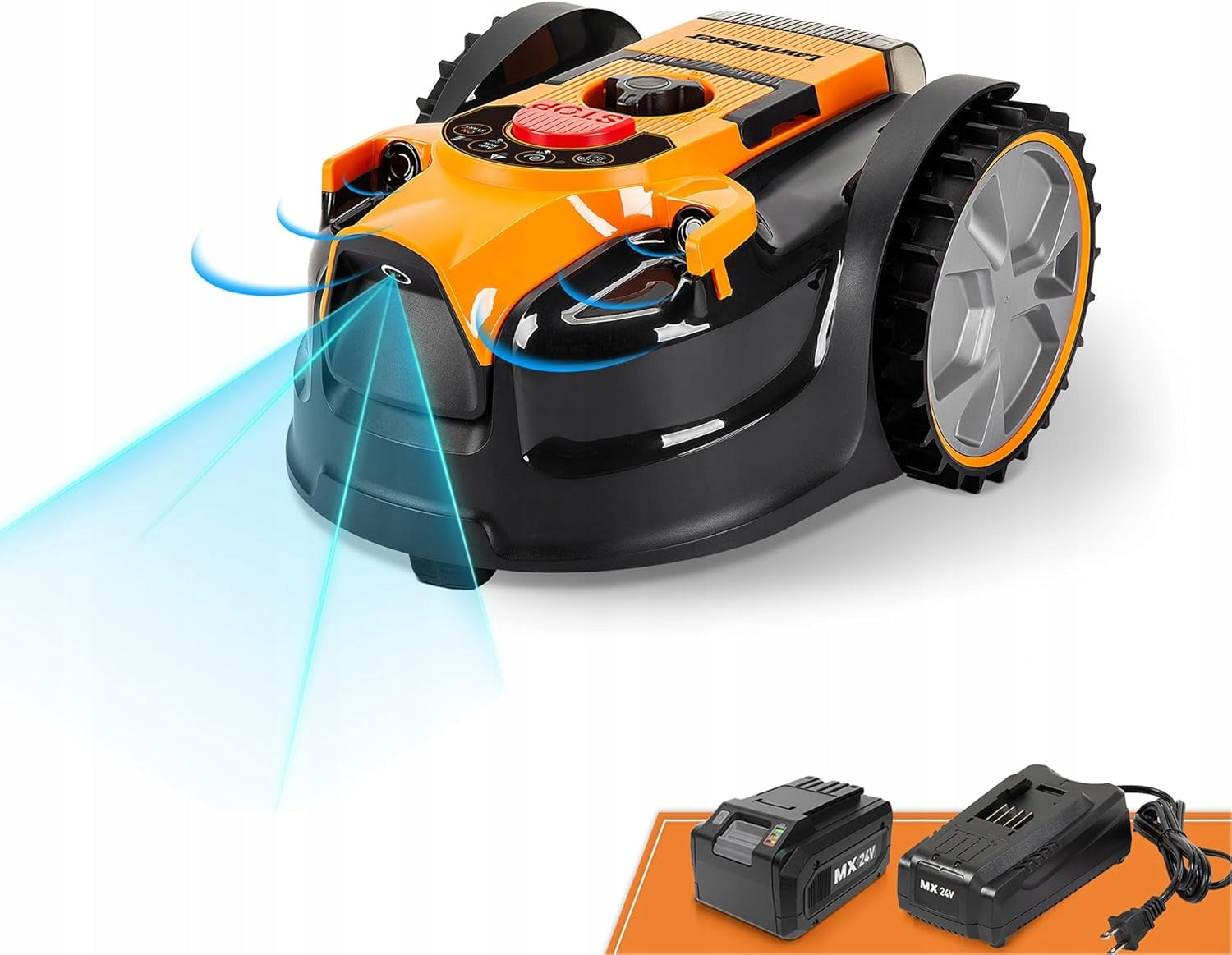 Robot mowing LawnMaster OcuMow cutting width 16 cm