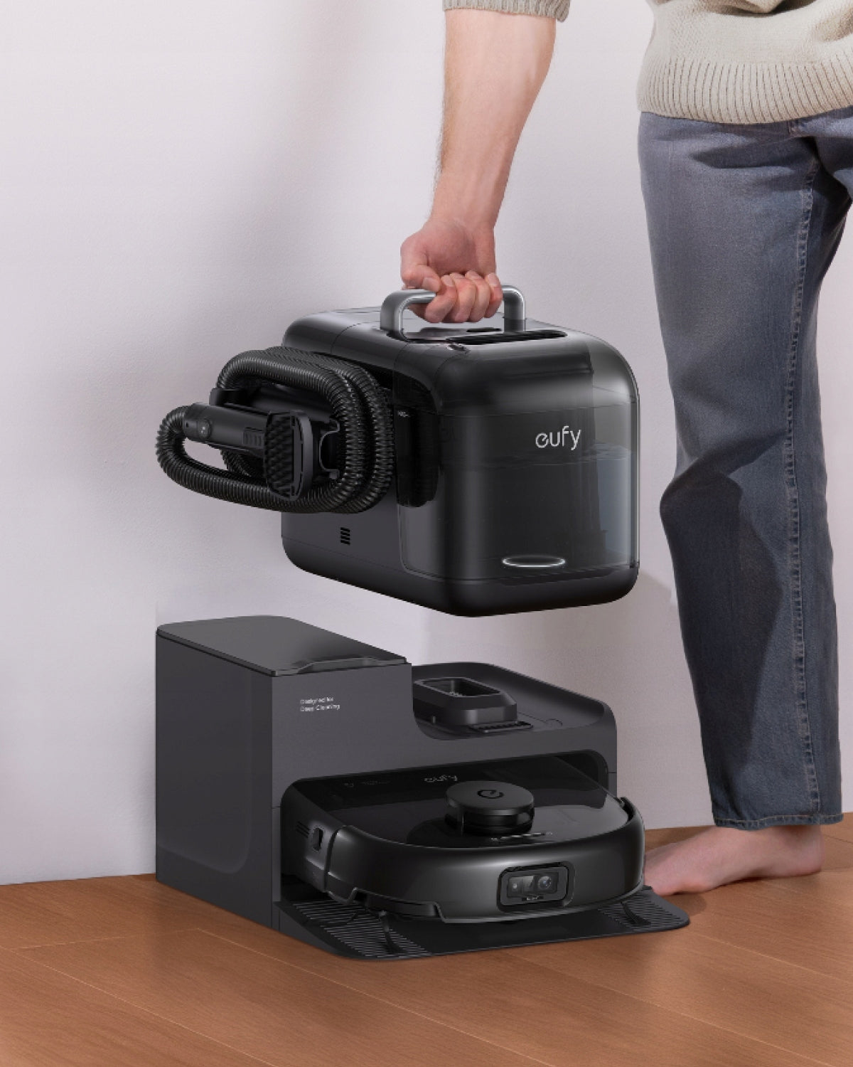 Robot sprzątający z mopem eufy E28 Omni,system HydroJet,moc ssąca 20 000 Pa Brand Eufy