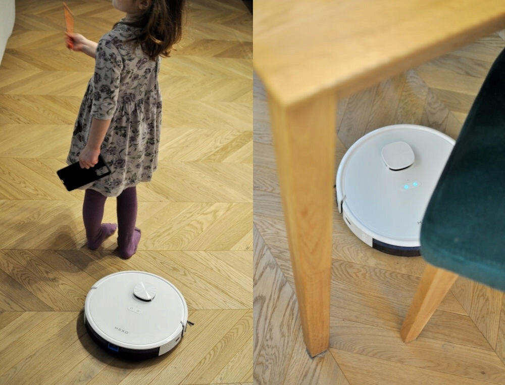 Robot vacuum cleaner HEXO Smart Wi-Fi Battery type lithium-ion