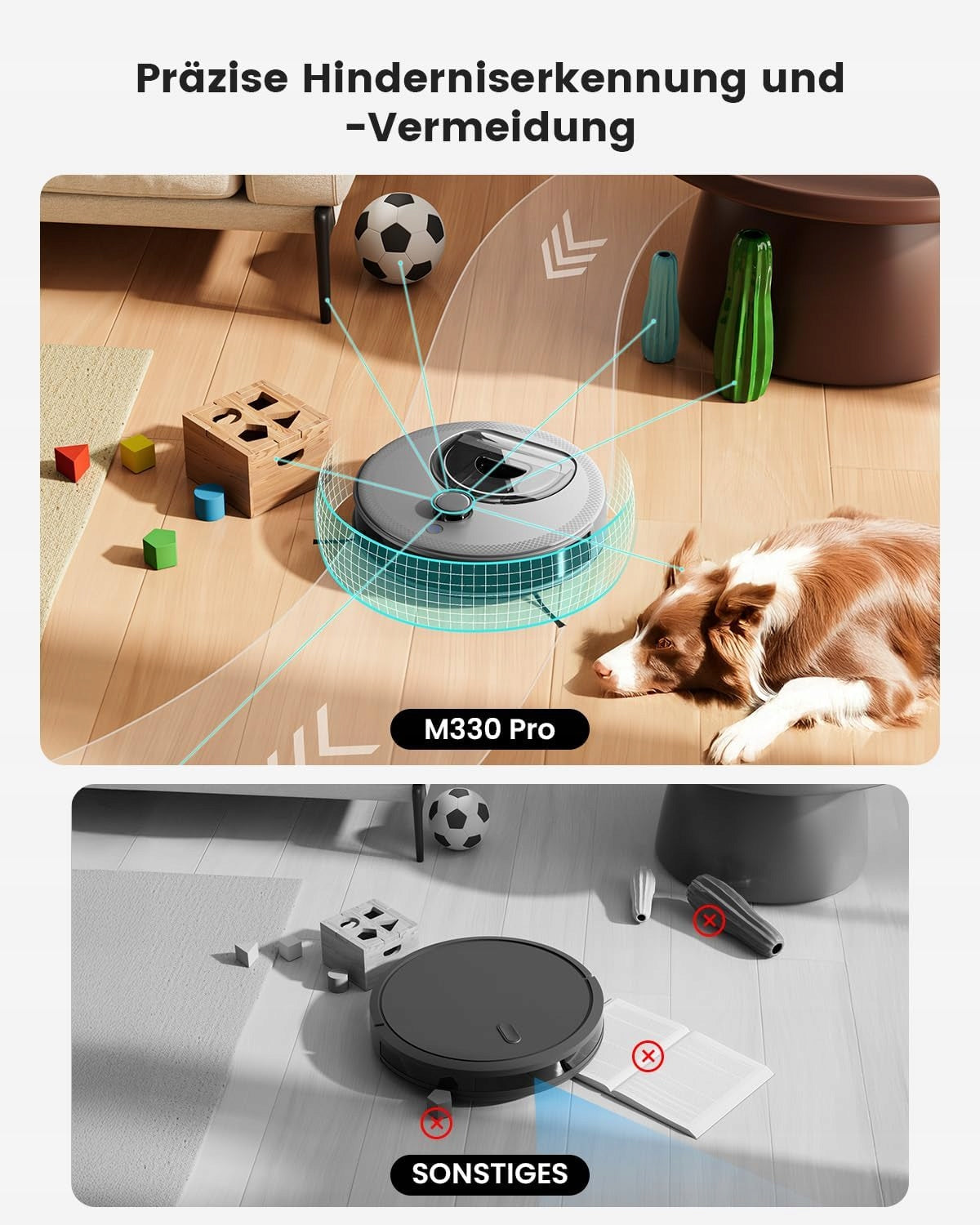 Robot vacuum cleaner LEFANT M330 Pro with obstacle avoidance function 5000Pa Brand Lefant