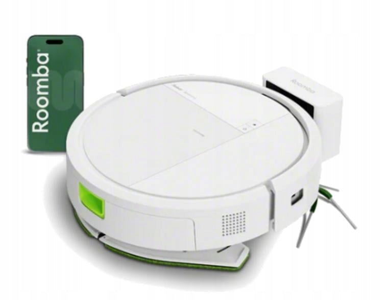 Robot vacuum cleaner and mopping IROBOT Roomba 115 Combo White