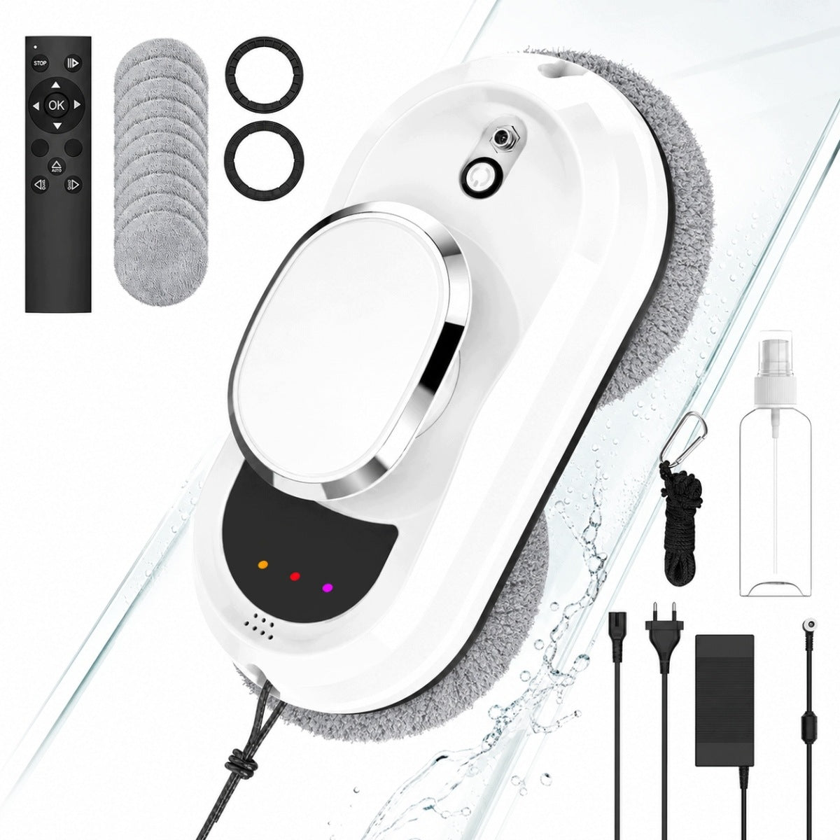 Robot window cleaner with remote control operation automatic cleaner 5600Pa