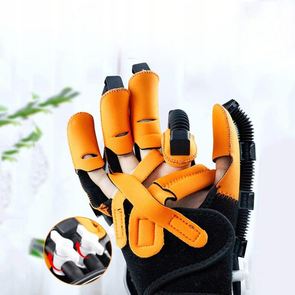 Robotic Glove Hand Rehabilitation After Stroke Hemiplegia Therapy L Manufacturer code Braders Robotyczna Rękawica Hemiplegia Terapi