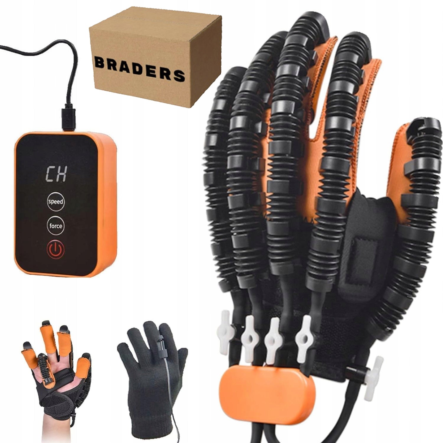 Robotic Glove Hand Rehabilitation After Stroke Hemiplegia Therapy L