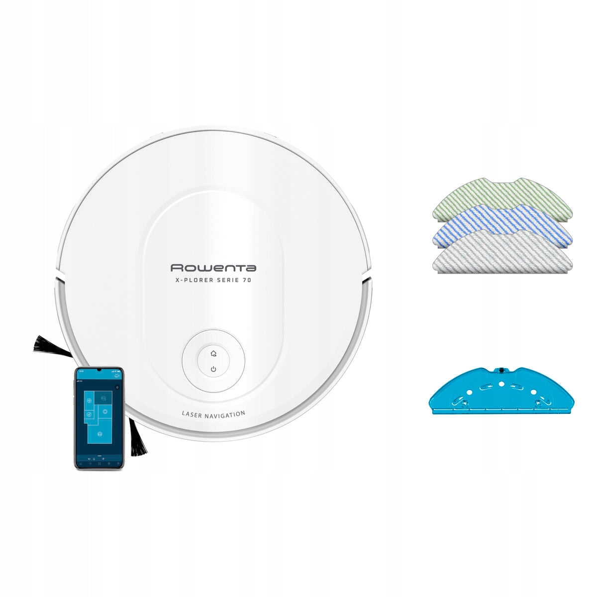 Robotický vysavač Rowenta RR8777WH X-Plorer S90 Animal bílý Dominant color white