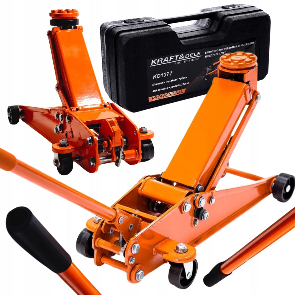 Robust Car Lifter HYDRAULIC Low Profile LEVER 2 TONY