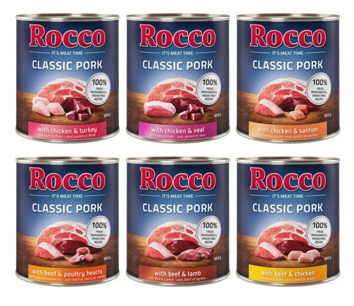 Rocco Classic Pork Mix 6 flavors 800 g Mixed package