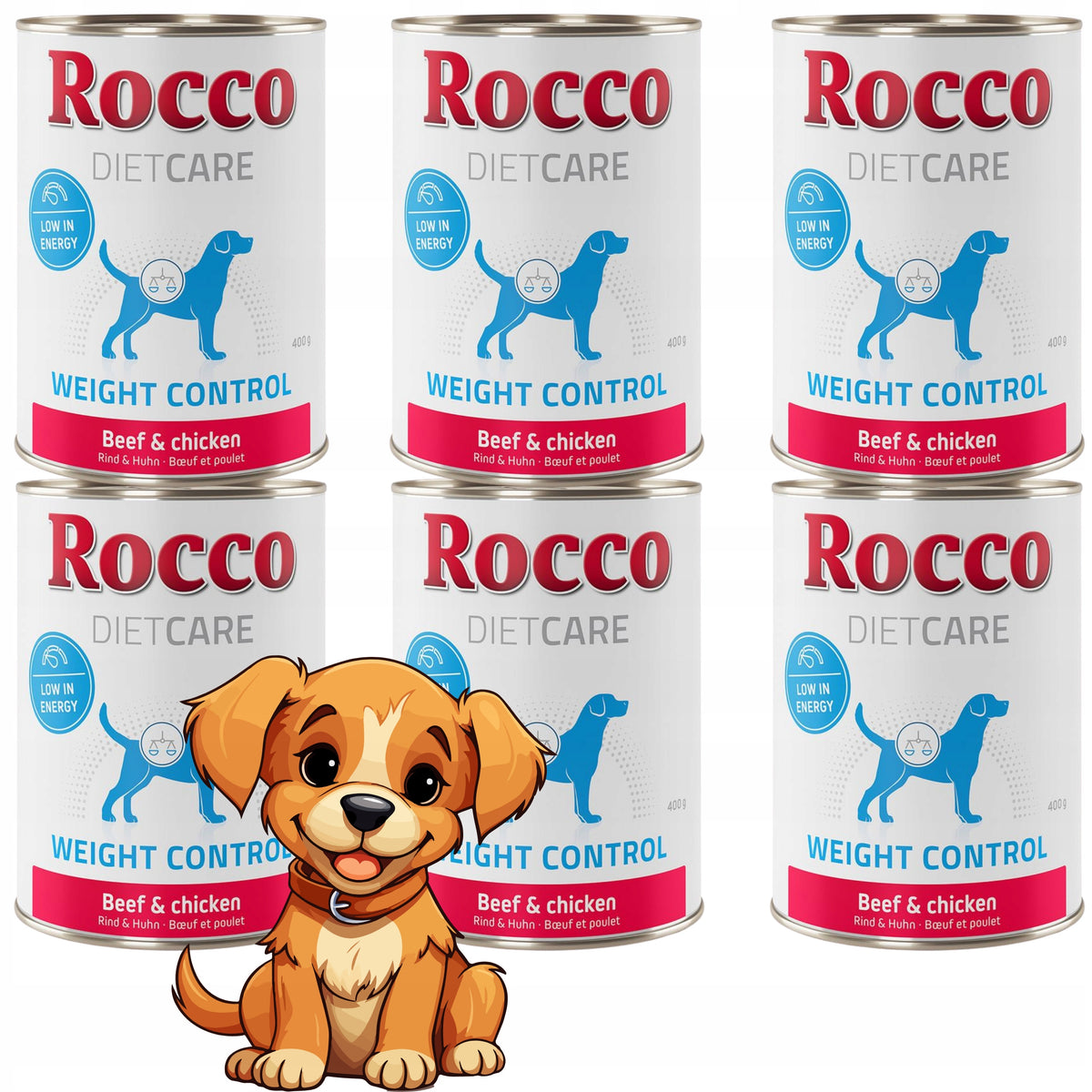 Rocco Diet Care Weight Control Beef with Chicken 6 x 400 g
