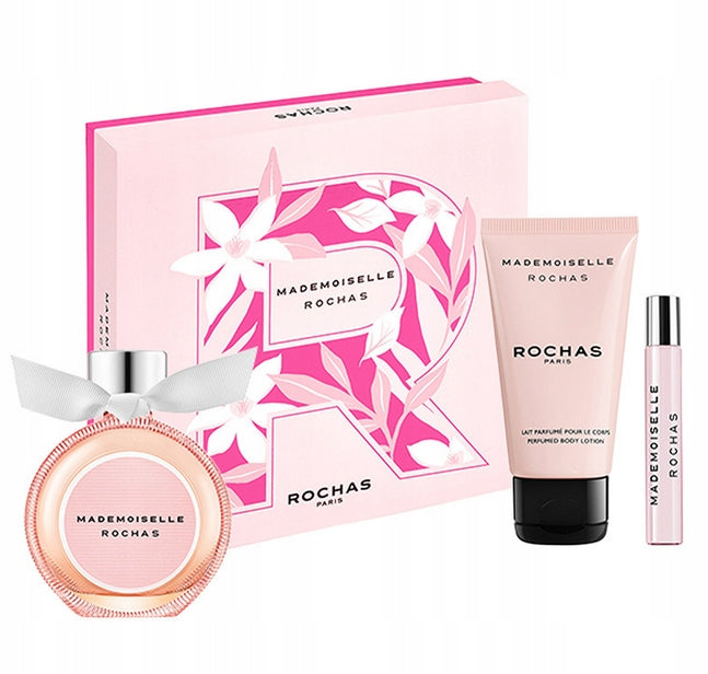 Rochas Set of Perfumes for Women Mademoiselle 50ml + 7,5ml + 50ml