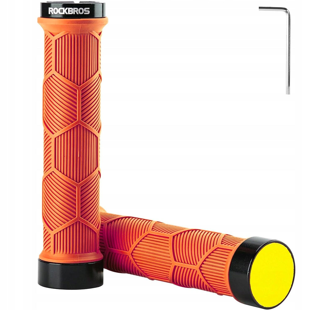 Rockbros Lightweight grips rubber bike grips with handlebar grip reflective Material rubber