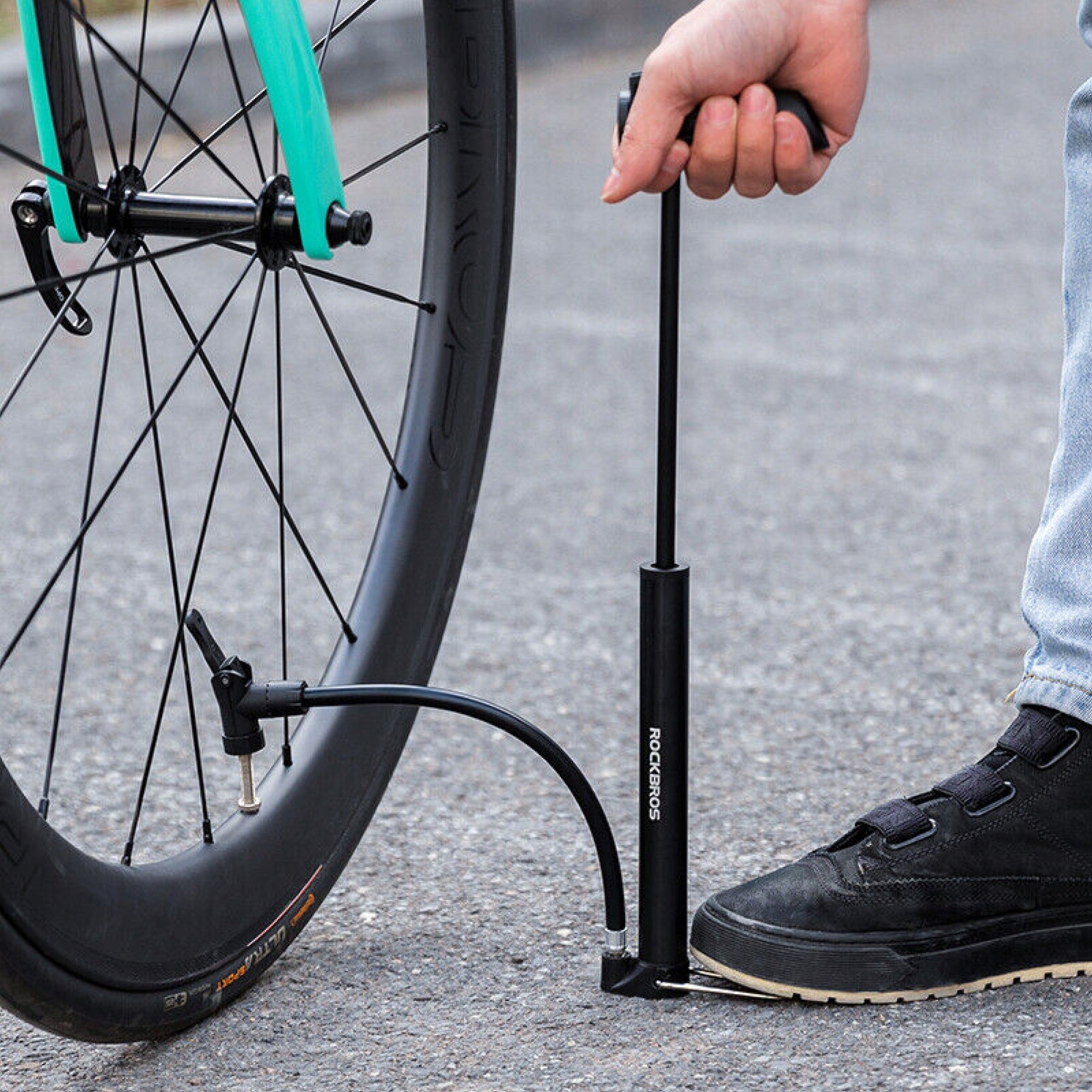 Rockbros bicycle pump 42320002001 Kind manual