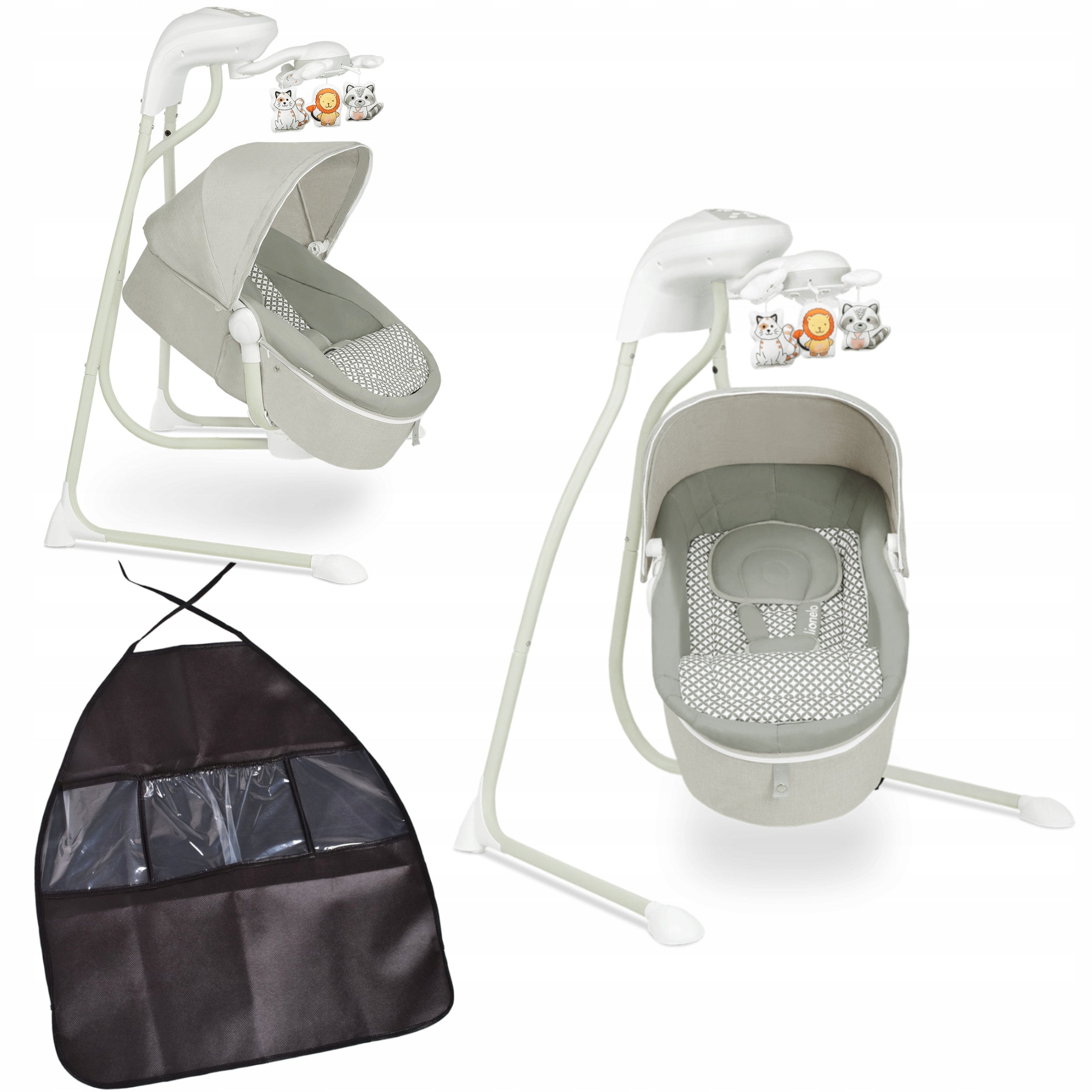 Rocker Deckchair LIONELO Henny Grey 0-6 m