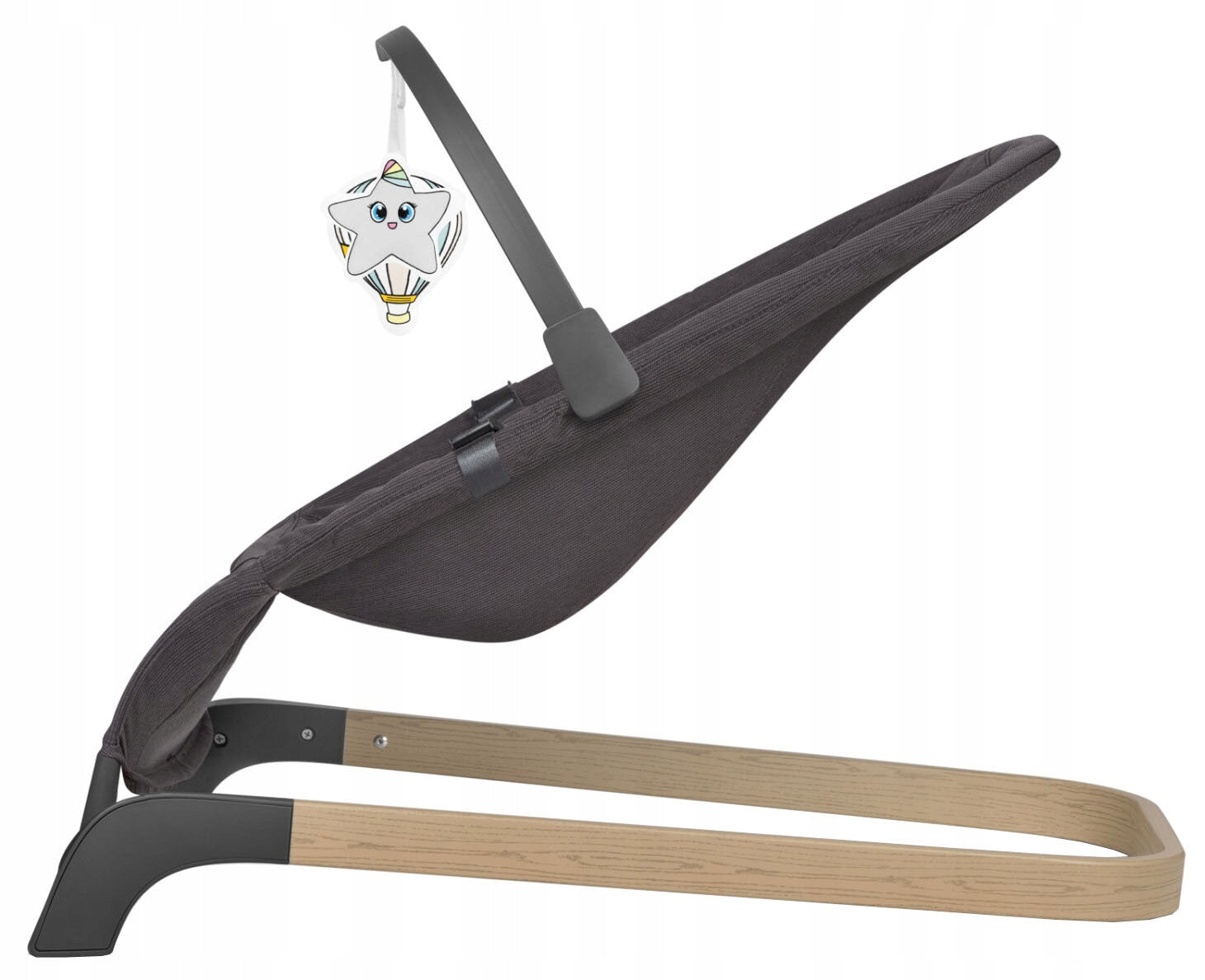 Rocker Deckchair LIONELO June Graphite 0+ Kind bouncer