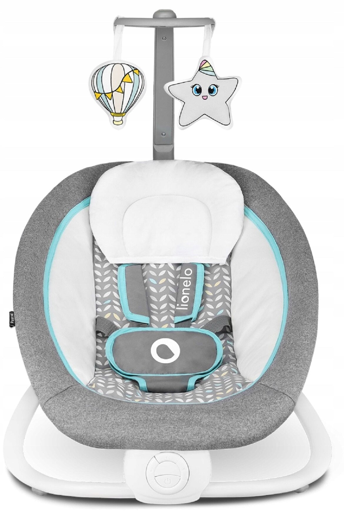 Rocker LIONELO Grey Scandi Grey Batteries included no