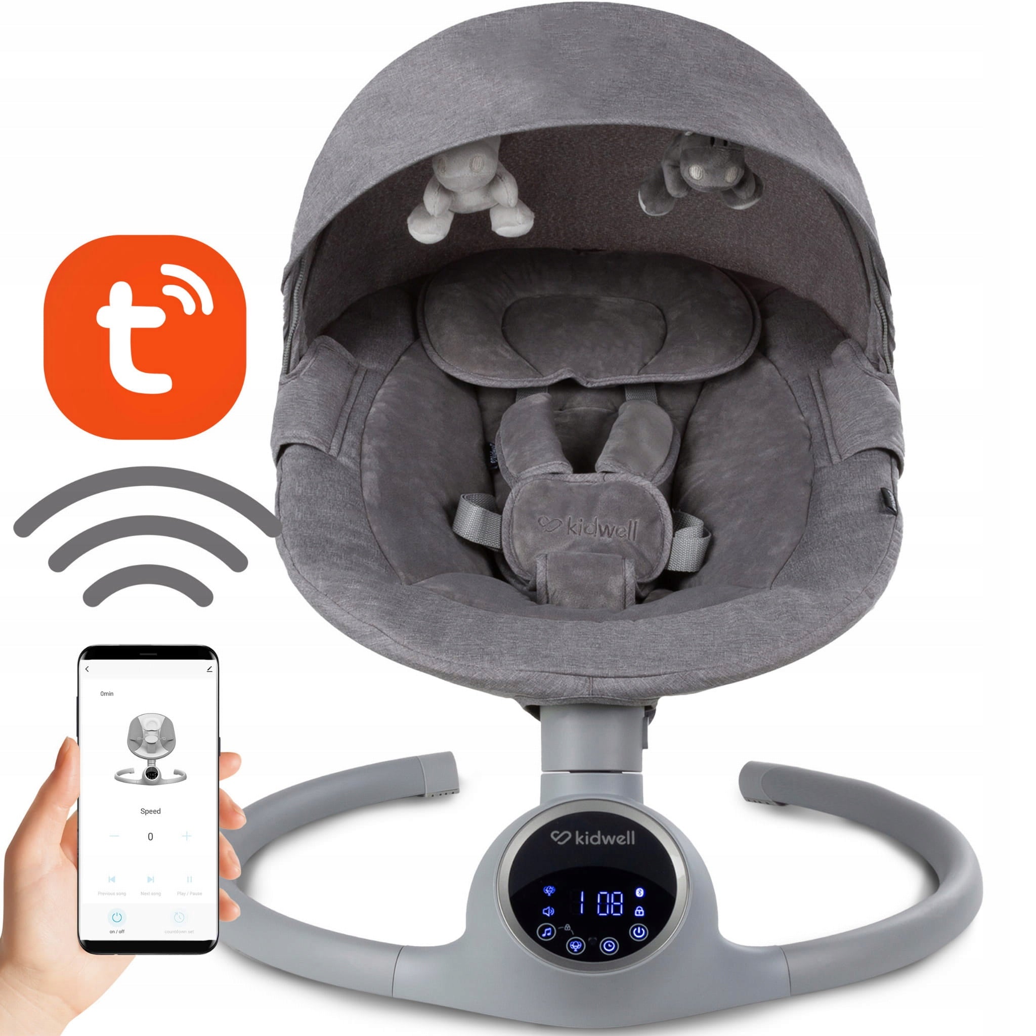 Rocker electric lounger 2in1 Kidwell REVE SWING PILOT APPLICATION