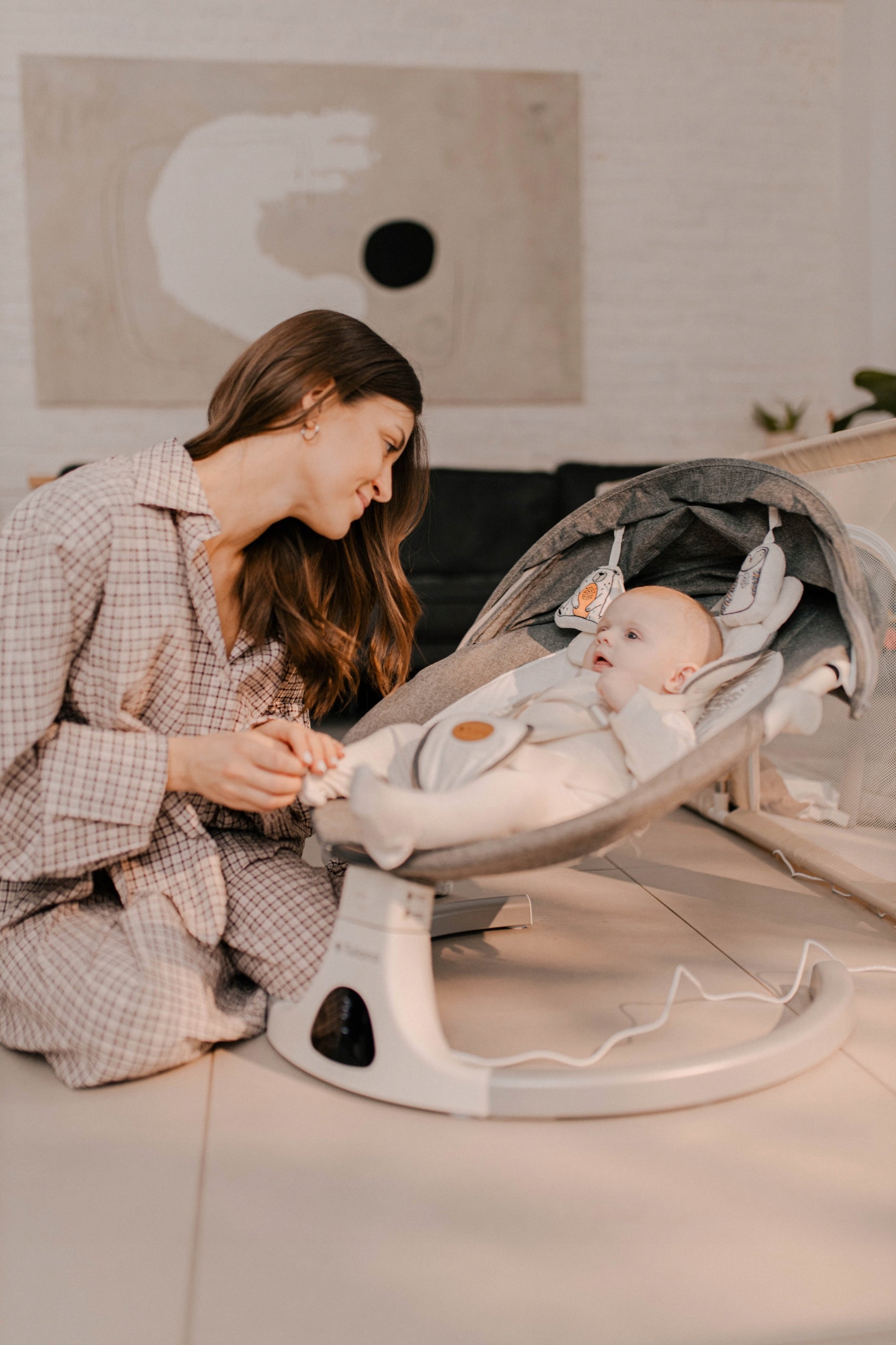 Rocker electric lounger TULANO crib cradle music vibration Packaging status original