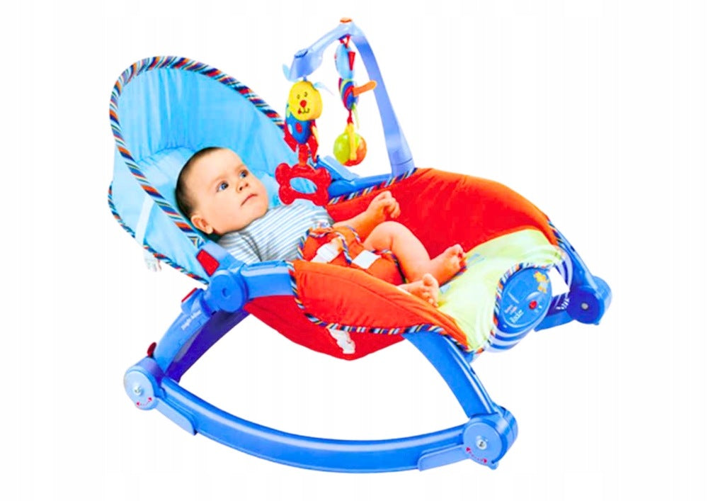 Rocker lounger for baby with headband and rattles up to 18 kg Brand LEAN Toys