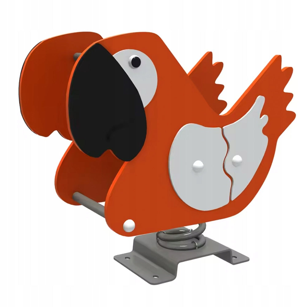 Rocker on spring parrot