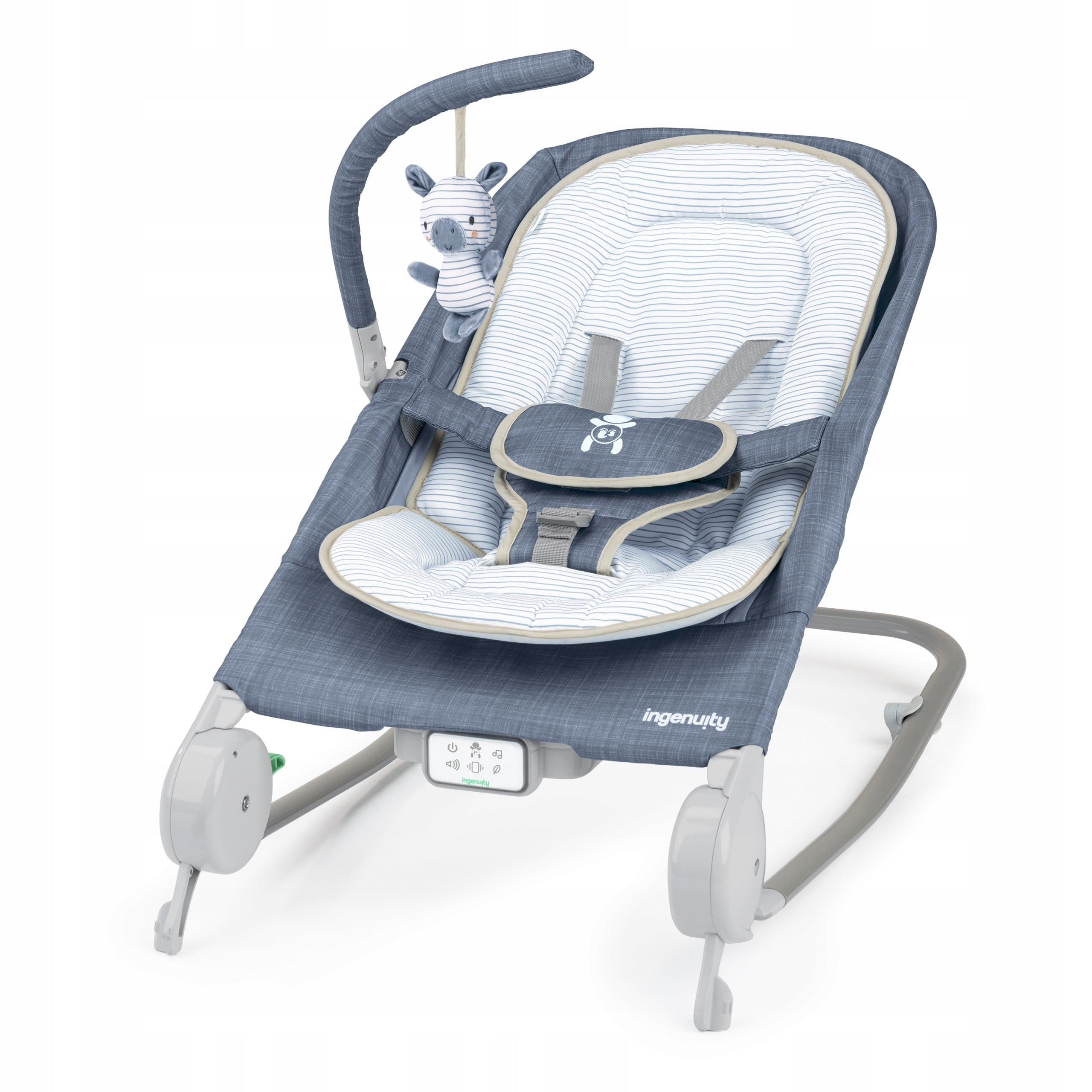 Rocker with massage function timer melodies vibration up to 9kg Ingenuity