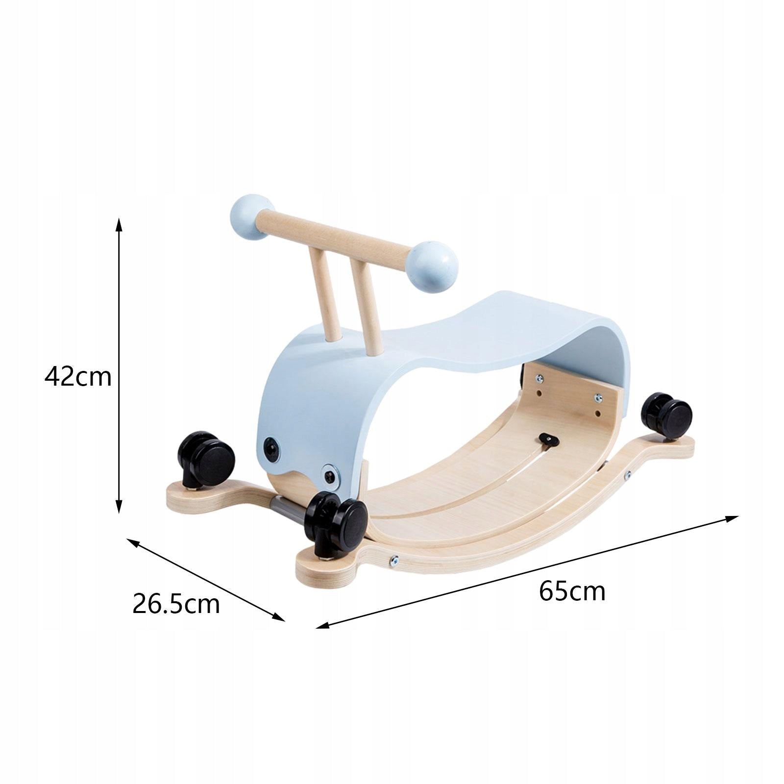 Rocking Horse Scooter Rocking Chair Comfortable Early Education Walker blue Brand no brand