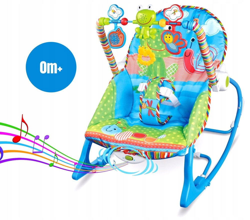 Rocking chair 3in1 vibration melodies rocking chair Frog-Frog