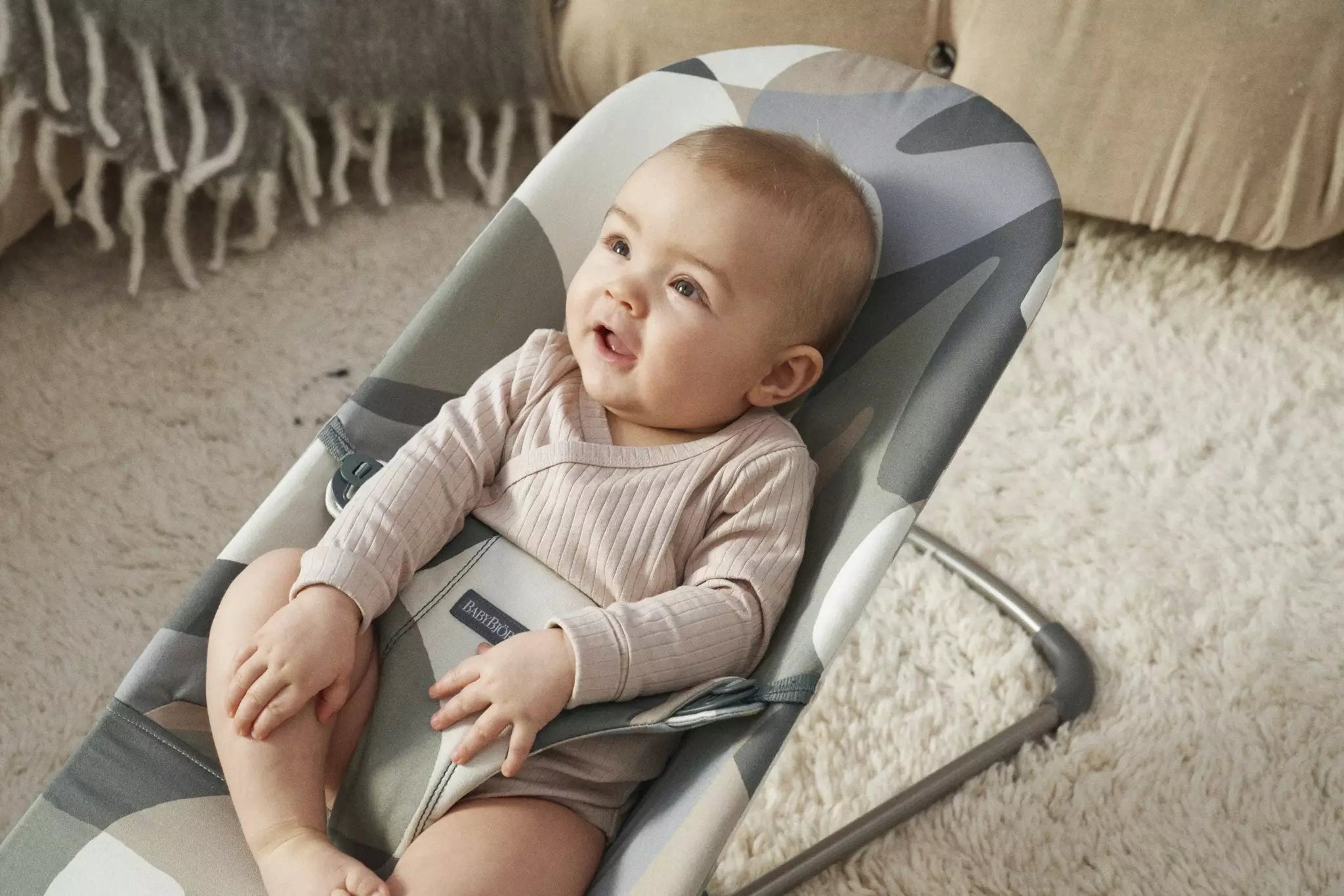Rocking chair BLISS COTTON khaki green BABYBJORN Brand BabyBjörn