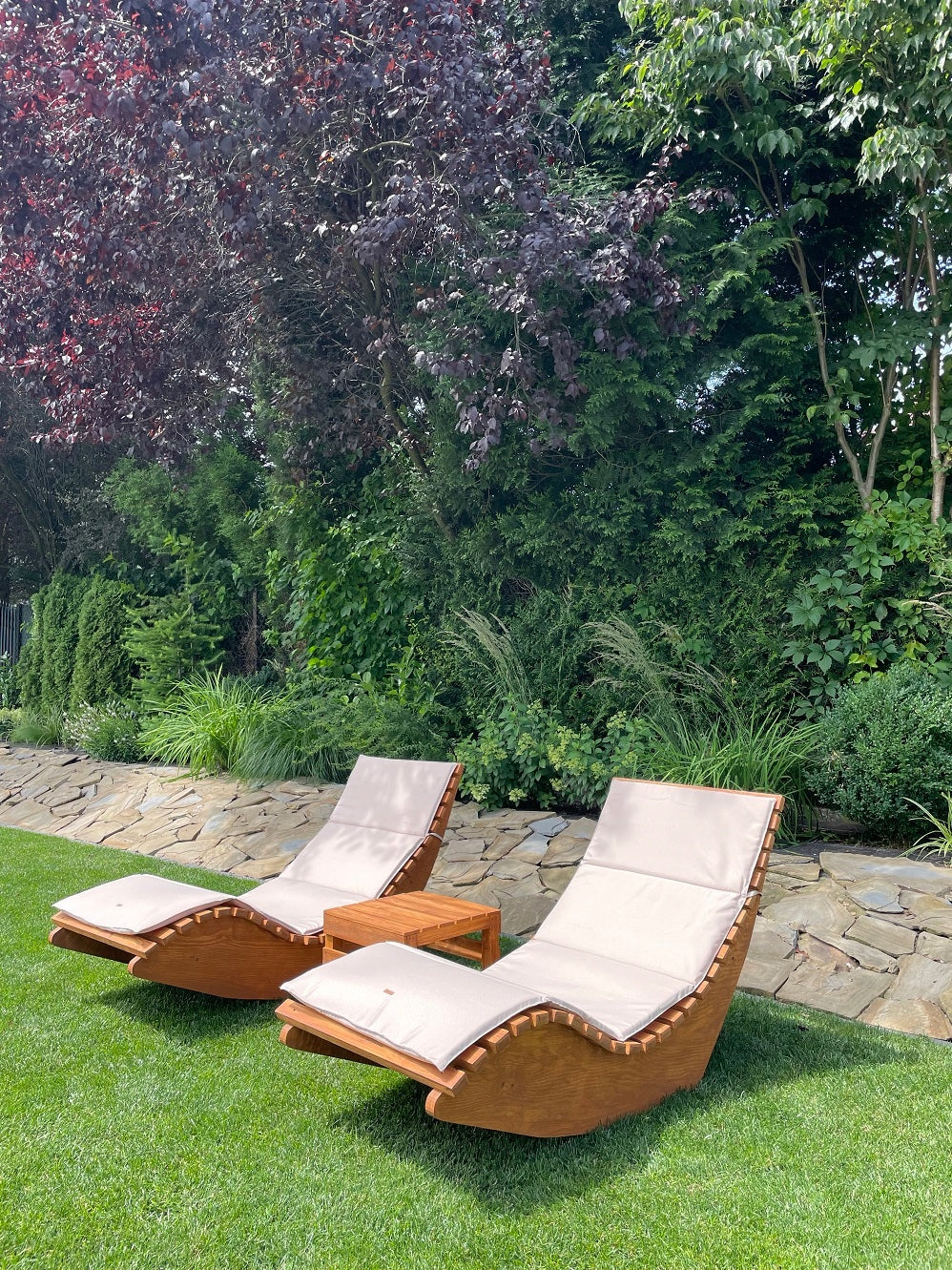 Rocking garden sun lounger, for SPA area, for terrace Brand no brand