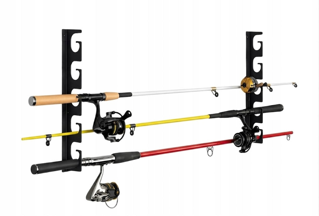 Rod Hanger Wall Mount Ceiling Stand for 5 Rods Metal Garage