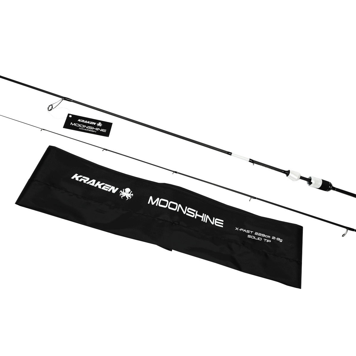 Rod Kraken Moonshine 2,29m 2-9g 2cz Spin Solid Tip