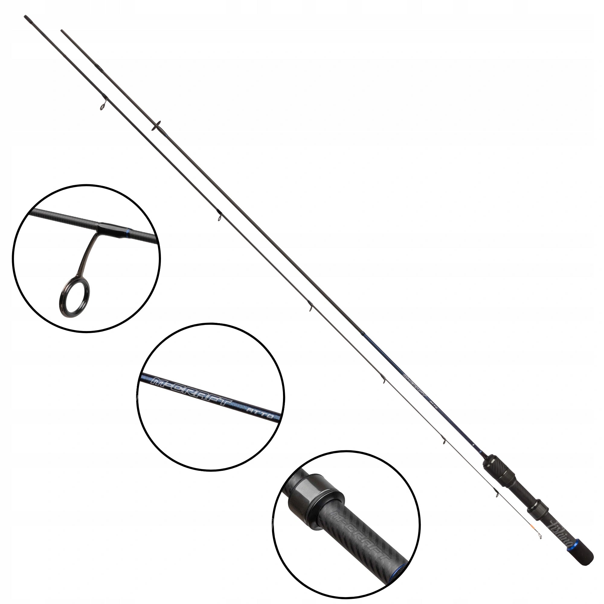 Rod MIKADO M-Craft Atto 2.02m / 0-5g Rod material carbon fiber