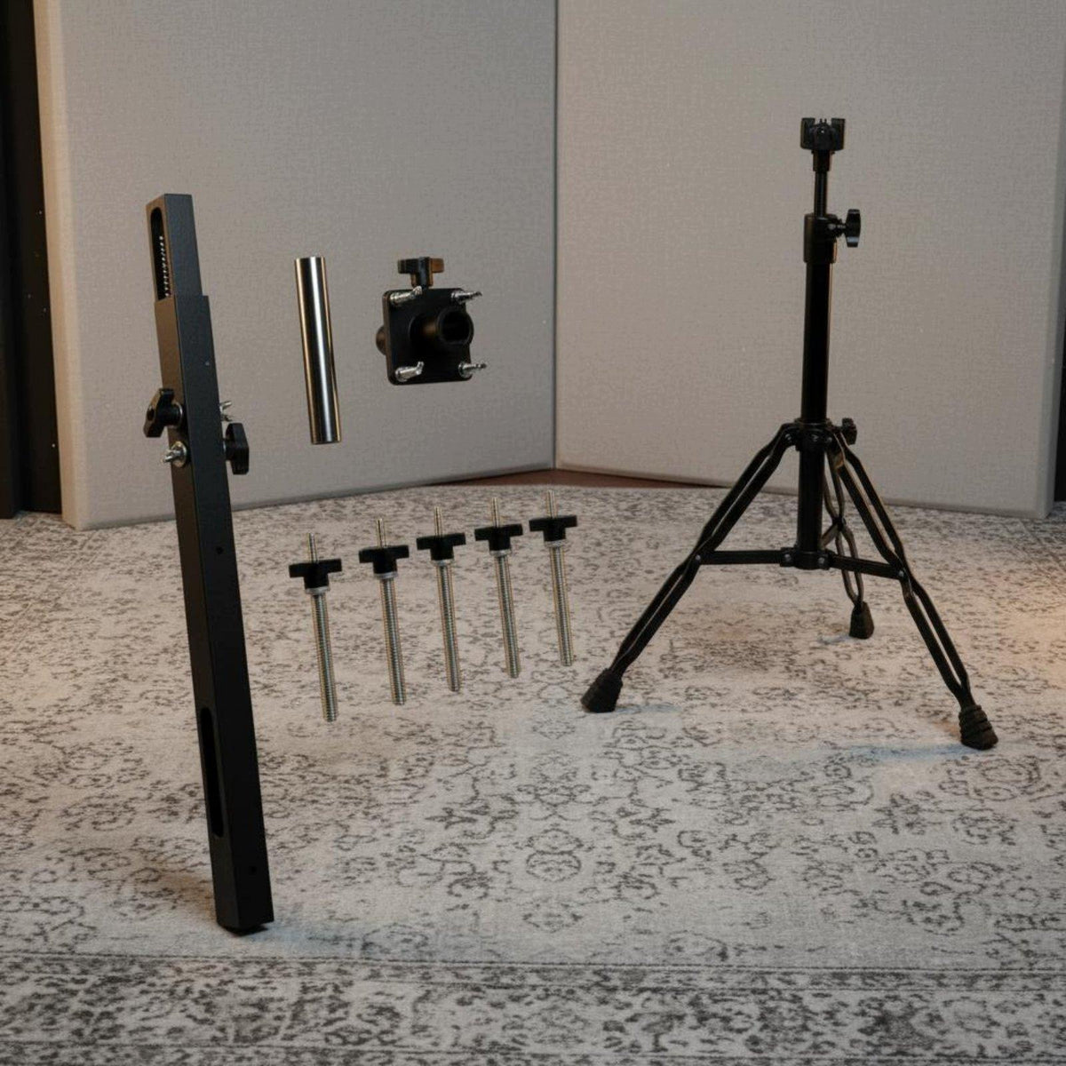 Rod Percussion Rack Easy to Install Percussion Instrument 5-group Stand Brand no brand