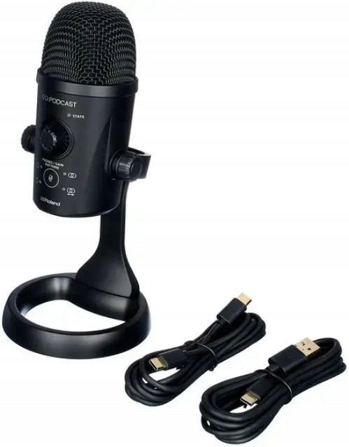 Roland GO PODCAST | video podcast system | condenser microphone