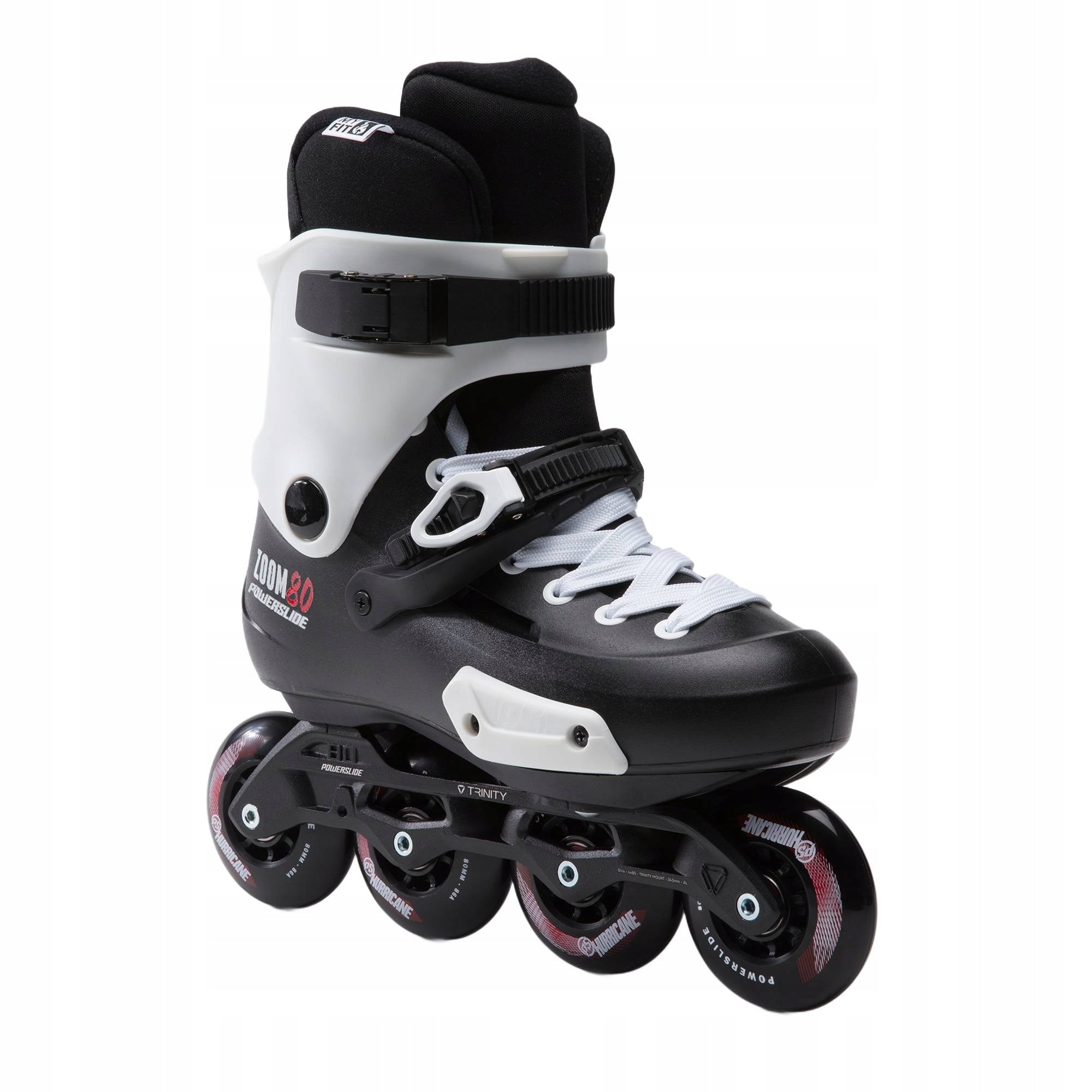 Rollschuhe Powerslide Zoom Pro Black 80 Trinity 