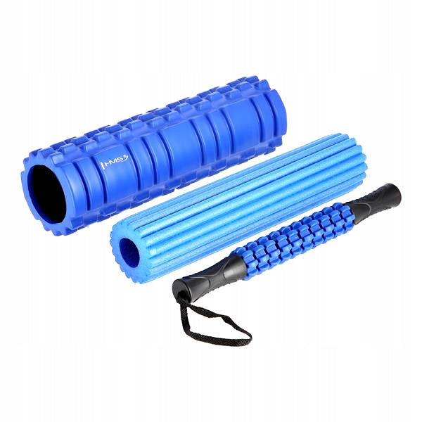 Roller 3in1 With Massage Rod + With Protrusions HMS Set Blue Manufacturer code 5907059859571