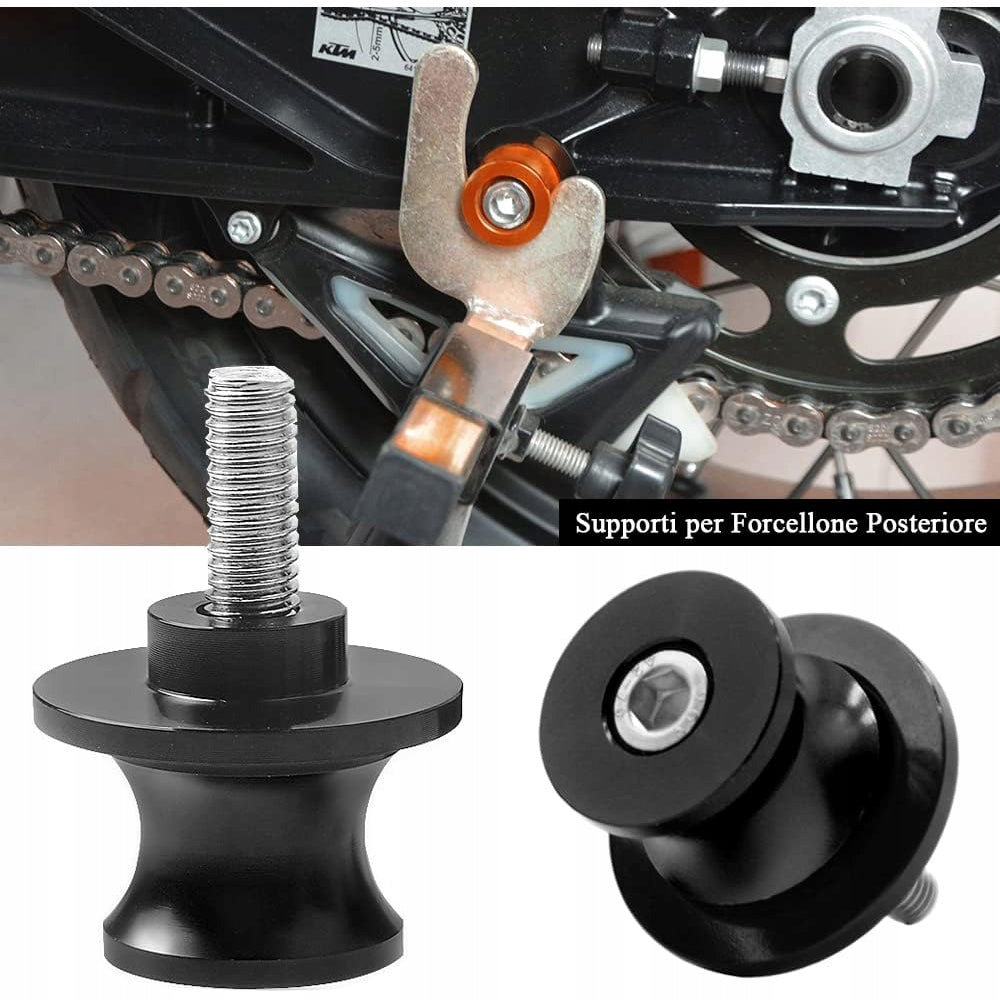 Roller Control Arm Grey M6 x 1.00 Motorcycle Sliders for Lifting Manufacturer no brand