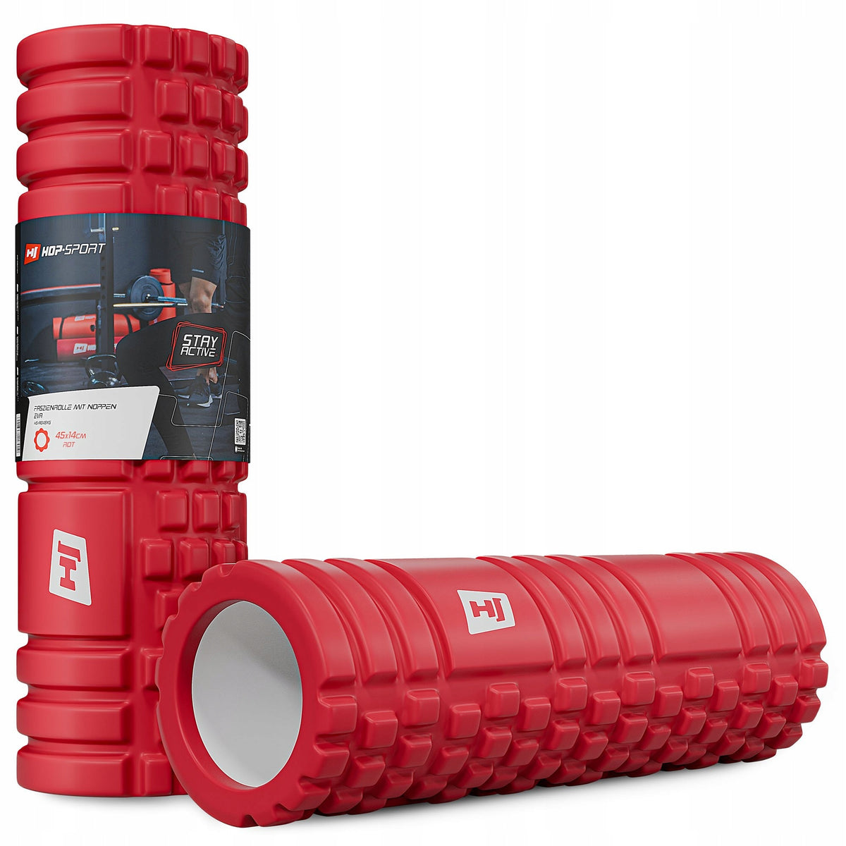 Roller EVA exercise massage roller 45cm with projections for back of body legs