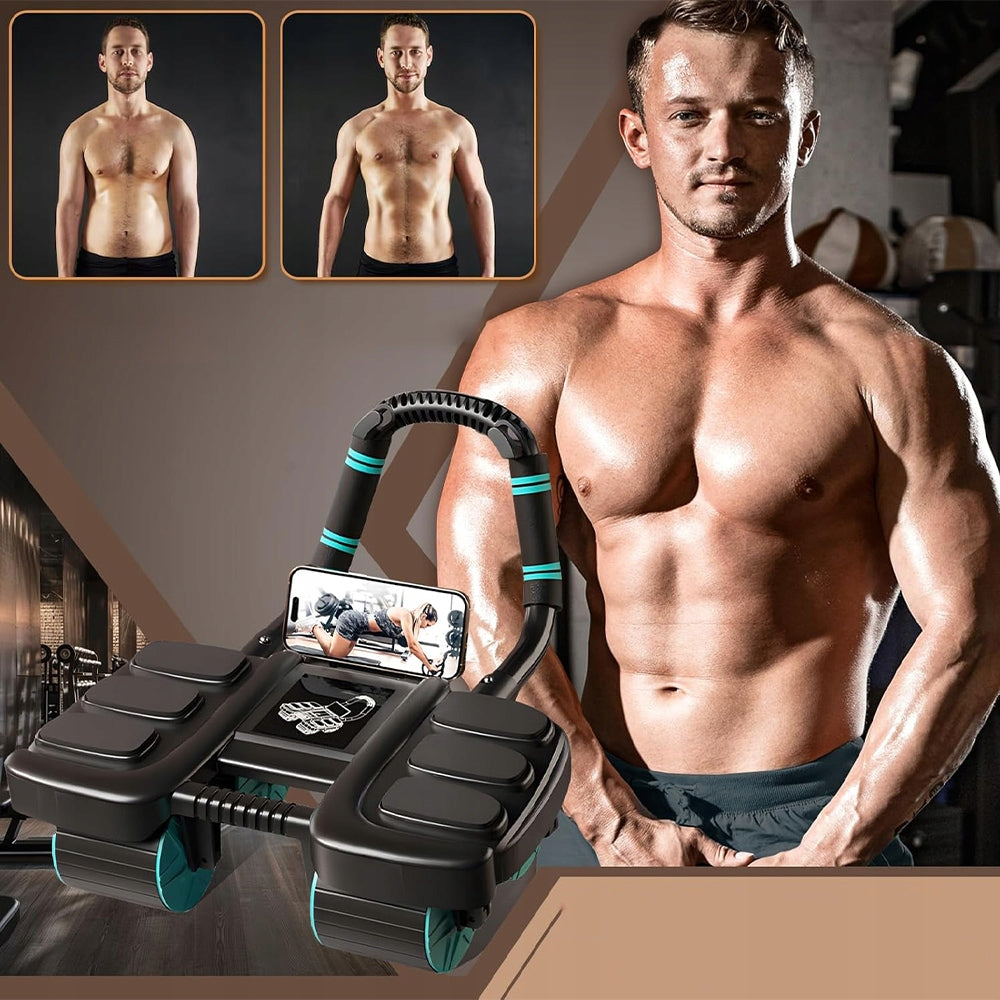 Roller Exercise Wheel Abdominal Muscle Waist Exercise Device Circle Kind set