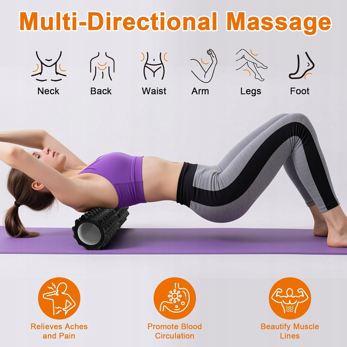 Roller Odoland + 2 massage balls + roller cover Packaging status original